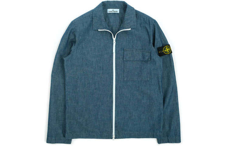 STONE ISLAND Jackets & Coats Men's Blue