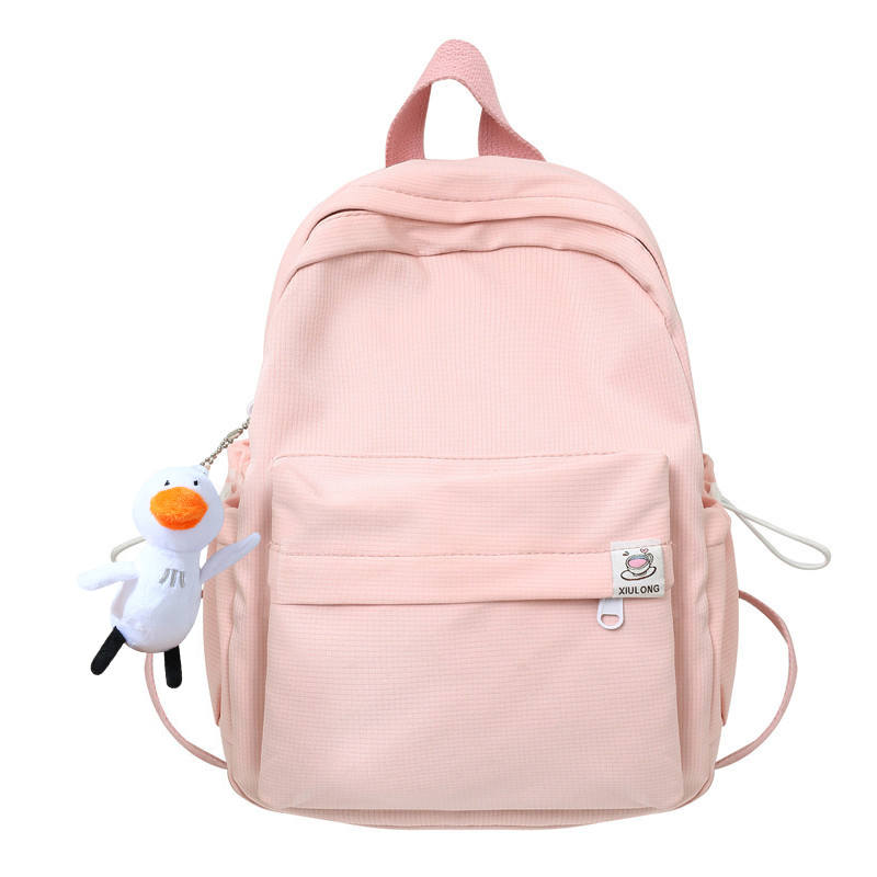 LOUIS ROYALN Nylon Backpack Unisex Black/Pink/White/Yellow/Green