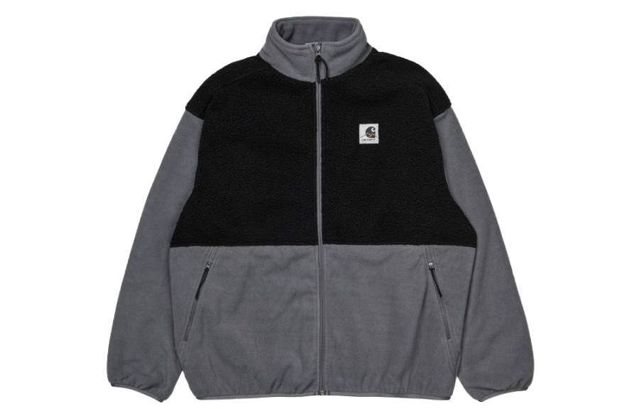 Carhartt WIP Jackets Men's Black Stand Collar Moderate Other