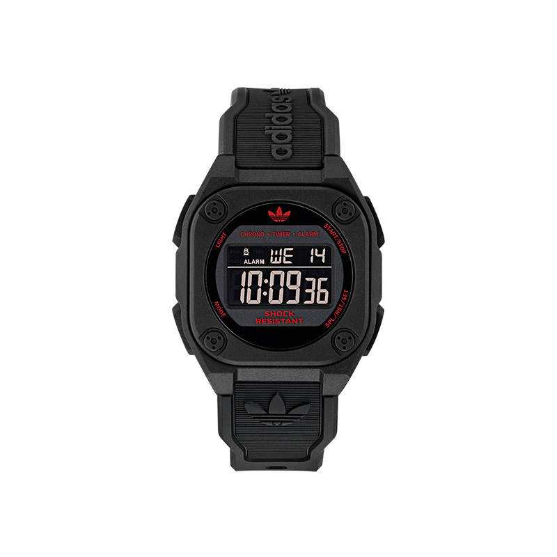 Adidas Originals Adidas Originals Wrist Watches Electronic Movement Resin Strap Black Dial Unisex