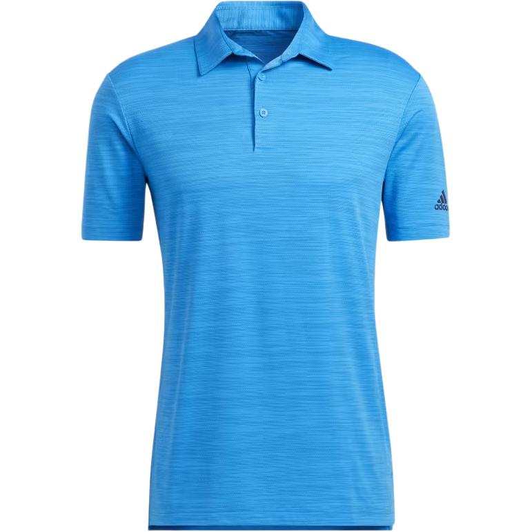 Adidas Adidas SPACE DYED STRIPED Polo Shirt Men's Blue Sprint/Marine Blue