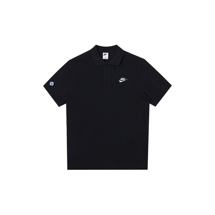Nike Nike Polo Shirts Men's Black Polo Collar Moderate Straight Fit
