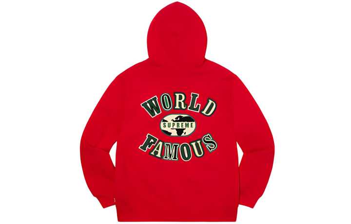 Supreme Supreme World Famous Zip Up Hooded Sweatshirt SS20