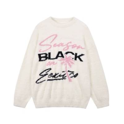 BLACK OF EXIT Sweaters Unisex Crew Neck Moderate Other