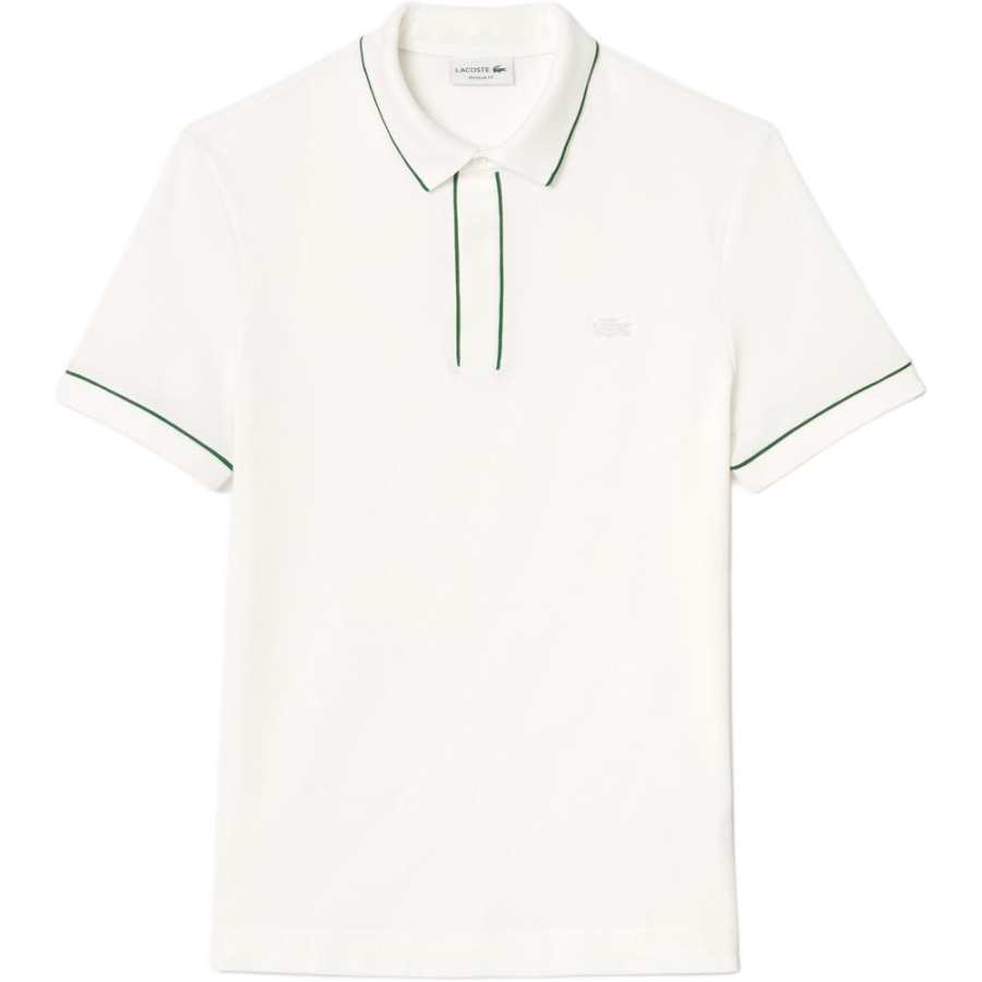 LACOSTE Logo embroidered Contrast trim Polo Shirt