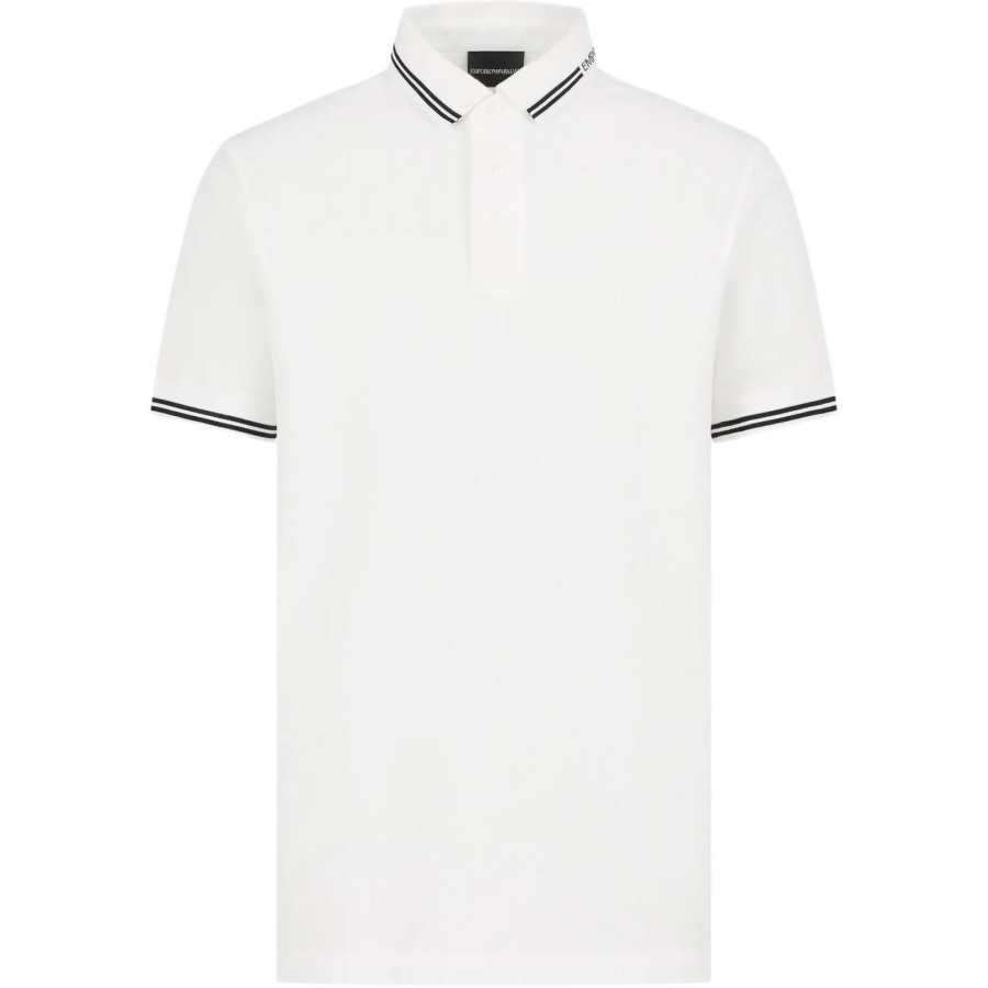 EMPORIO ARMANI Striped Edge Polo Shirt