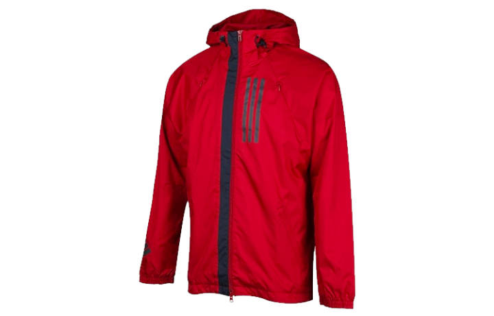 Adidas Adidas Jackets Men's Dark Reddish Purple Hooded Moderate Workwear