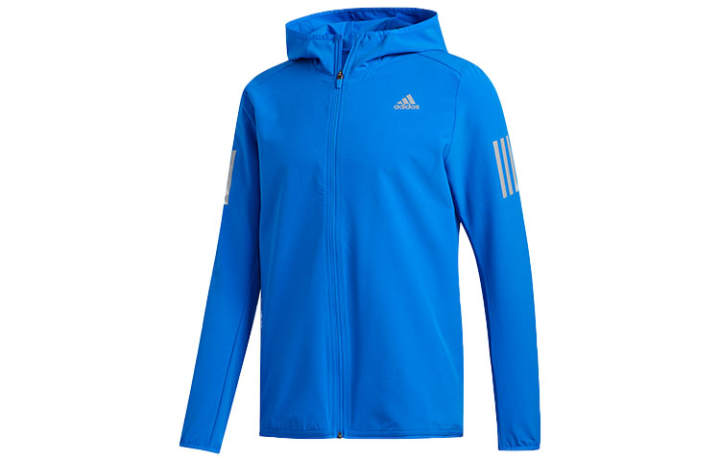 Adidas Adidas Jackets Men's Honor Blue Hooded Moderate Instructor