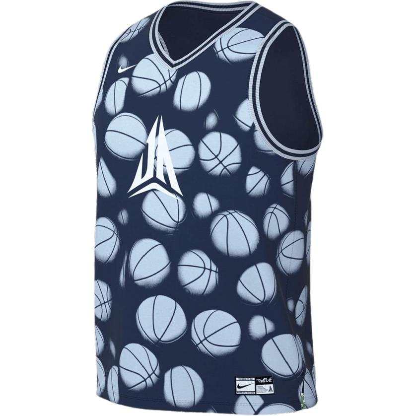 Nike Nike Dri Fit Tank Tops Men's Blue Crew Neck Moderate Straight Fit