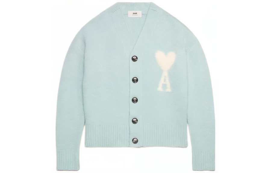 AMIPARIS Paris Ami De Coeur Knitted Buttoned Cardigan