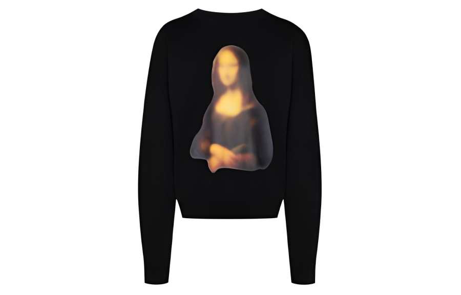 OFF-WHITE OFF WHITE Mona Lisa Series Sweatshirt Men's Black