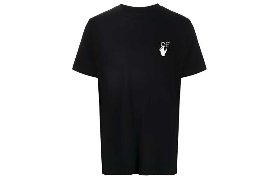 OFF-WHITE OFF WHITE Slim Fit Cut Here Arrows T shirt