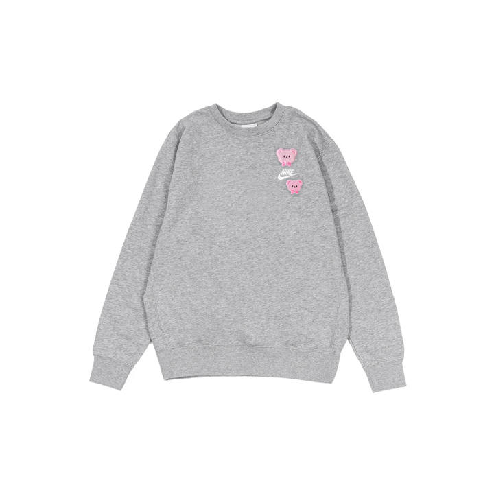 Nike Nike Sweatshirts Men's Gray Crew Neck Moderate Regular