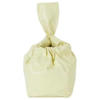 JIL SANDER Calfskin Leather Handbag Medium Women's Yellow