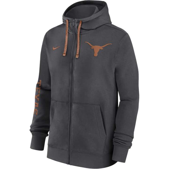 Nike Nike Texas Longhorns Sideline Team Issue Men's Nike College Full Zip Hoodie