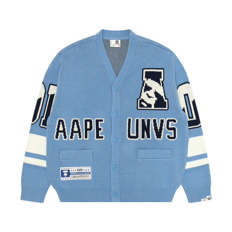 Aape Knitwear Men's V Neck Moderate Cardigan