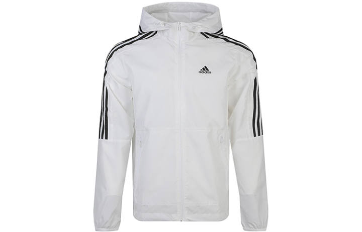 Adidas Adidas Jackets Men's White Hooded Moderate Other