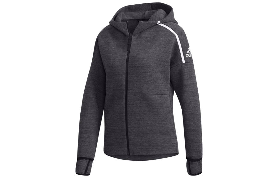 Adidas Adidas Jackets Women's Black Hooded Moderate Other