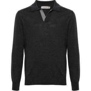 Canali merino wool polo shirt