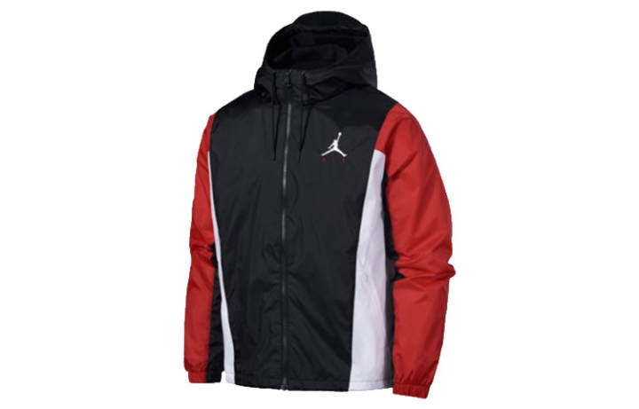 Jordan Jordan Jumpman Jackets Men's Black Red Hooded Moderate Other