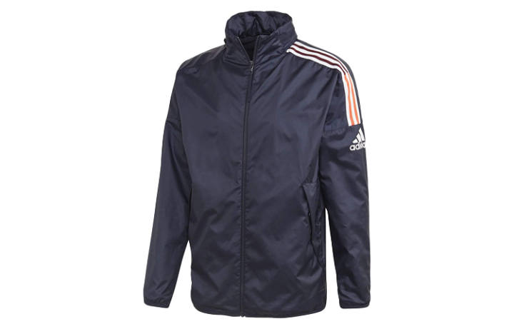 Adidas Adidas Jackets Men's Blue Stand Collar Moderate Other