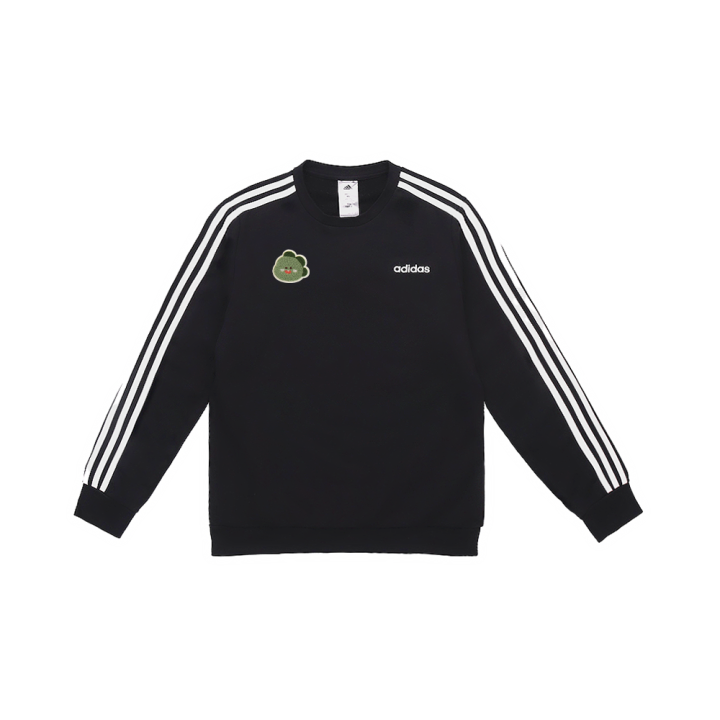 Adidas Adidas Sweatshirts Men's Black Crew Neck Moderate