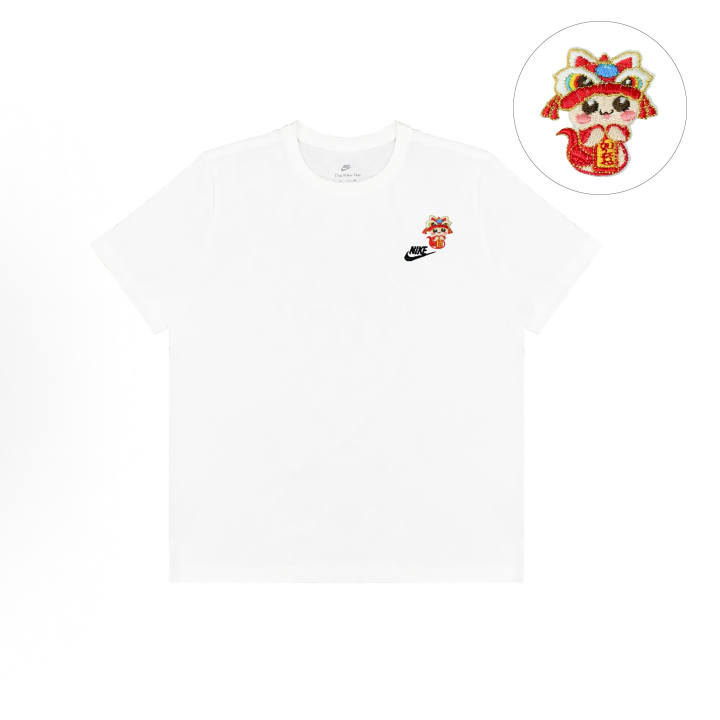 Nike Nike T Shirts Unisex White Crew Neck Moderate Straight Fit