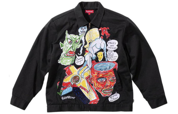 Supreme Supreme Daniel Johnston Embroidered Work Jacket