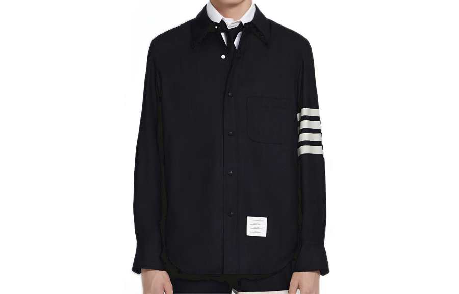 THOM BROWNE THOM BROWNE 4 Bar Pocket Shirt