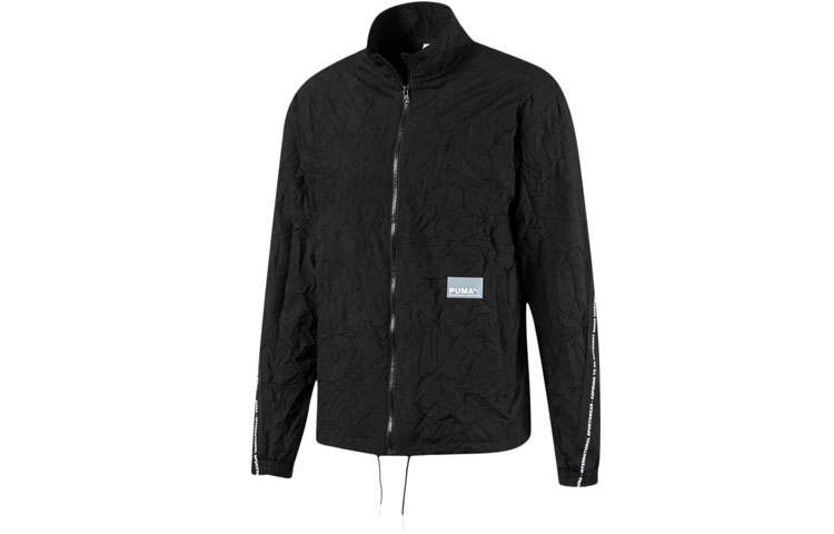 PUMA PUMA Jackets Men's Black Stand Collar Moderate Other