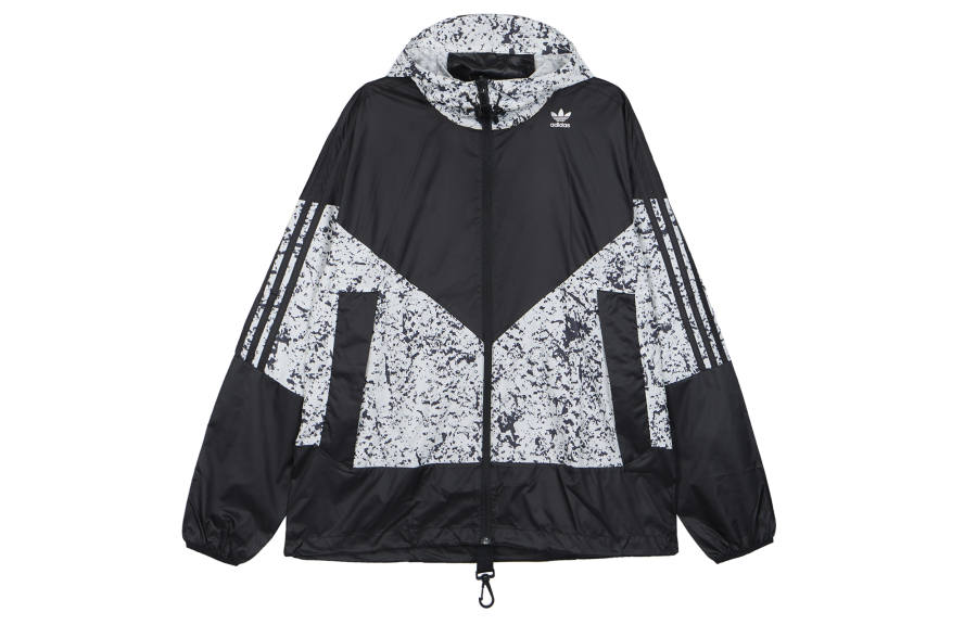 Adidas Originals Karkaj Jackets Men's Black/White Hooded Moderate Other