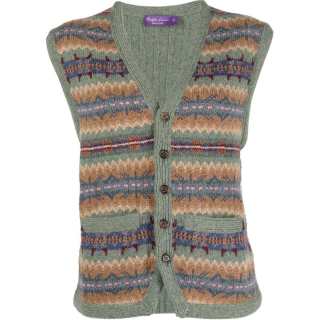 Ralph Lauren Purple Label fair isle intarsia-knit vest