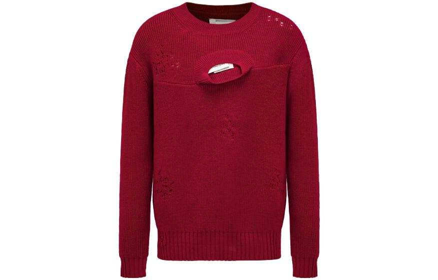 Feng Chen Wang Feng Chen Wang Sweaters Men's Brown Crew Neck Moderate Other