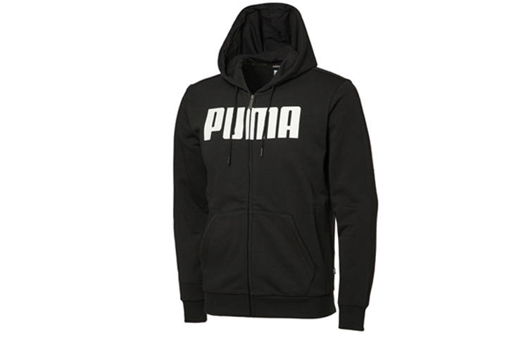 PUMA PUMA ESS Jackets Men's Black Hooded Moderate