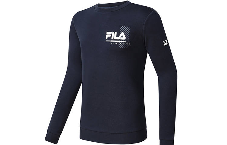FILA Knitwear Men's Royal Blue Crew Neck Moderate Other