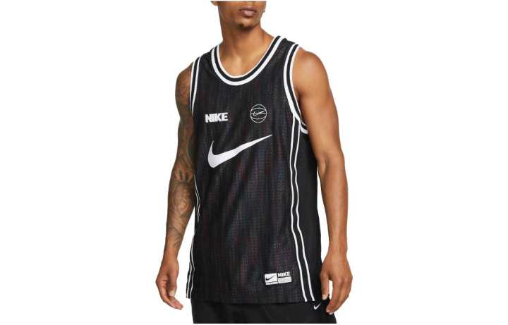 Nike Nike Tank Tops Men's Black Crew Neck Moderate Straight Fit