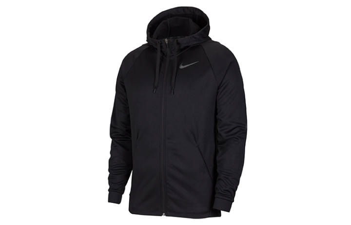 Nike Nike Training Thermal Thickened And Fleece Lined Long Sleeved Jacket Spring Men's Black