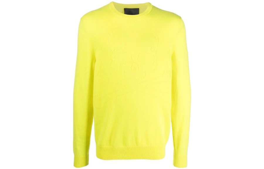 Philipp Plein Skull pointelle-knit cashmere jumper