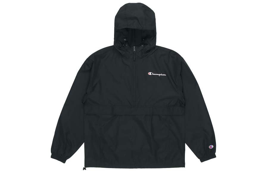 Champion Jackets Men's Black Hooded Moderate Other