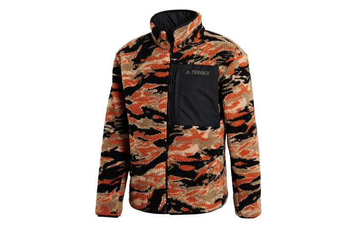 Adidas Adidas SHERPA Jacket Men's Orange Red & Color