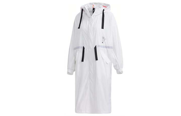 Adidas Adidas Jackets Women's White Hooded Moderate Other
