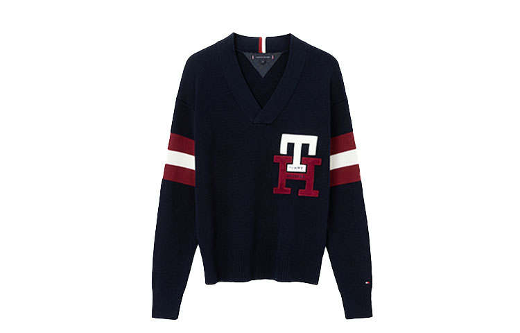 Tommy Hilfiger Knitwear Men's V Neck Moderate Other