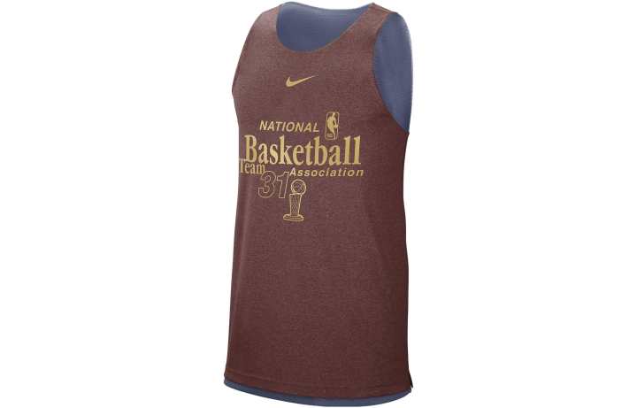 Nike Nike Dri Fit Tank Tops Men's Brown Crew Neck Moderate Other