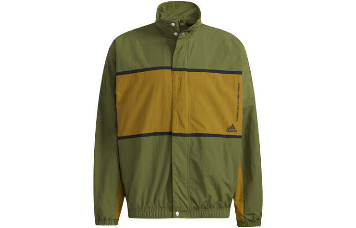 Adidas Adidas Jackets Men's Green Stand Collar Moderate Other