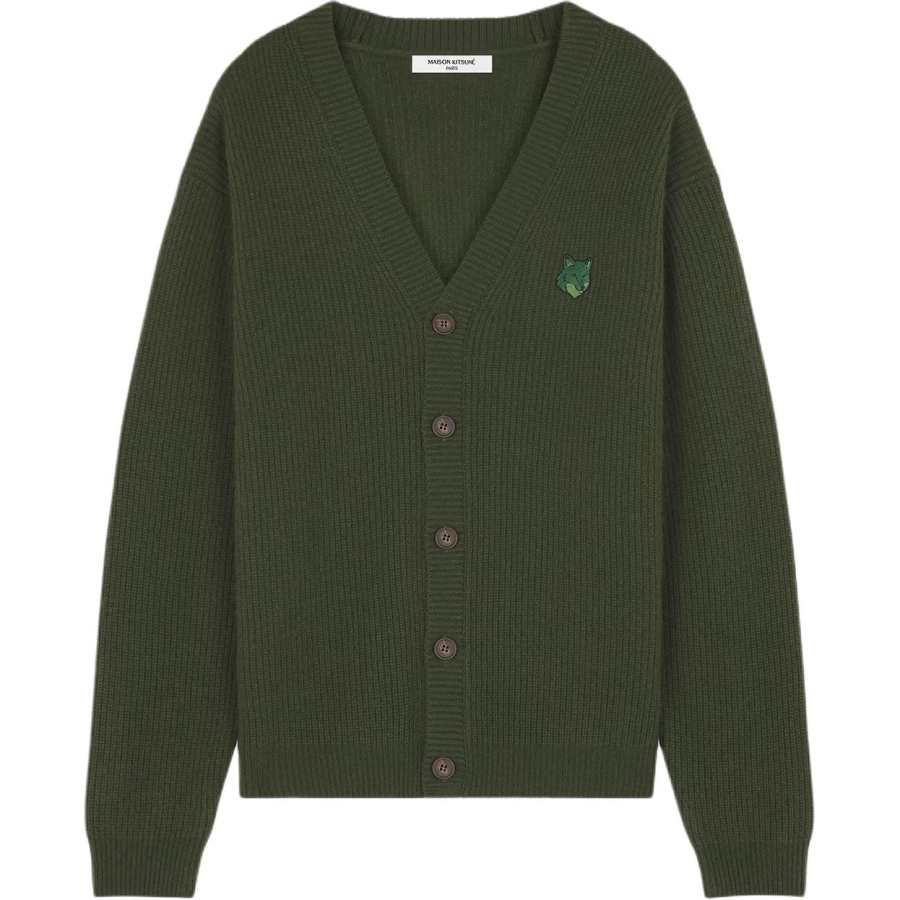 Maison Kitsune Maison Kitsune Fox-patch cardigan