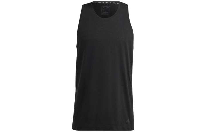 Adidas Adidas Tank Tops Men's Black Crew Neck Moderate Straight Fit