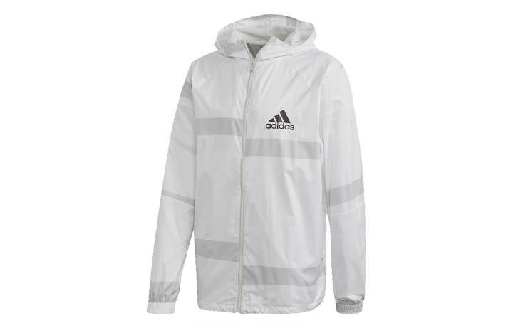 Adidas Adidas Jackets Men's White Hooded Moderate
