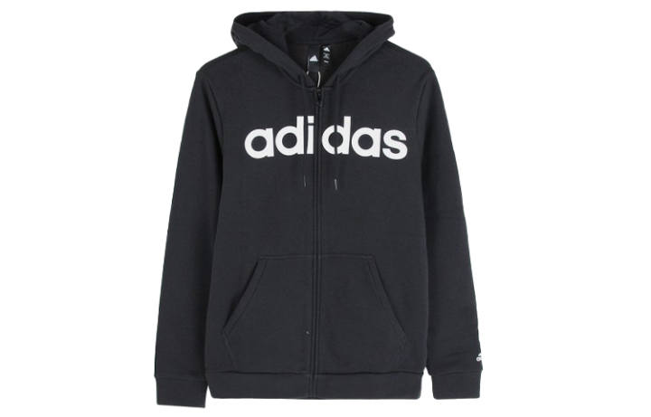 Adidas Adidas Jackets Men's Black Hooded Thickened Other