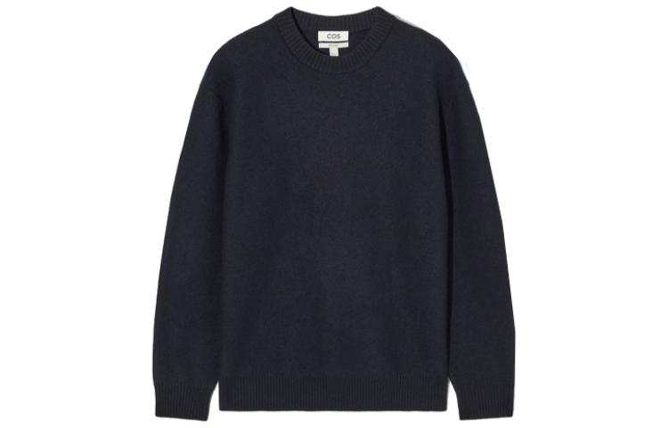 COS COS Cashmere Sweater Men's Navy Blue