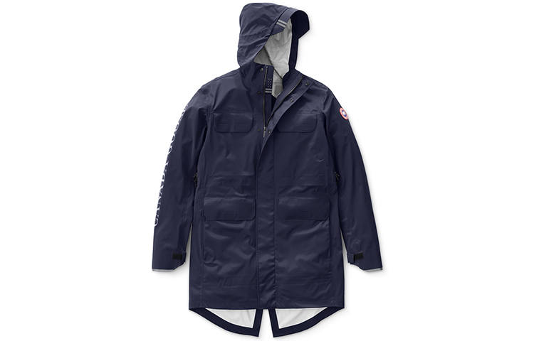 Canada Goose Seawolf Jackets Men's Navy Blue Hooded Moderate Other